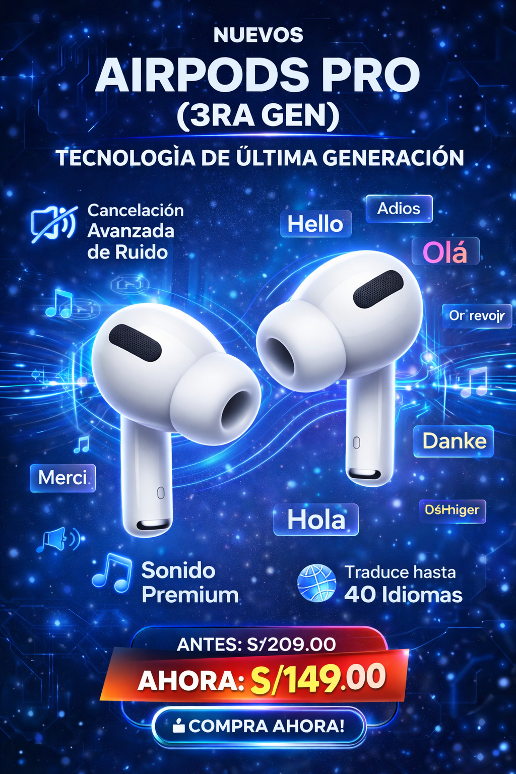 AirPods Pro 3era Generación