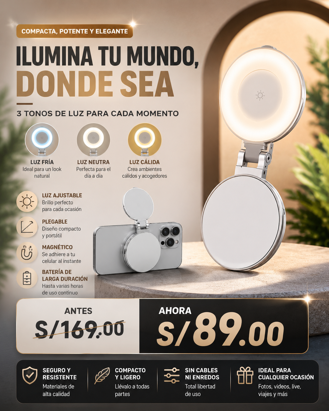 LUZ LED MAGSAFE