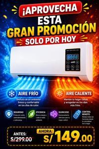 Aire Acondicionado Multifuncional 2 en 1 – Ahorra Energía