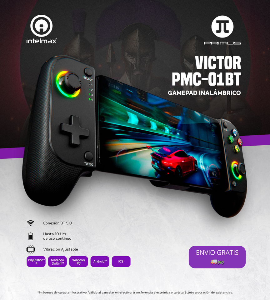 🎮Control Gamer Inalámbrico Primus😎