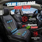 ASIENTO CON VENTILADOR PARA CARRO🚗💨